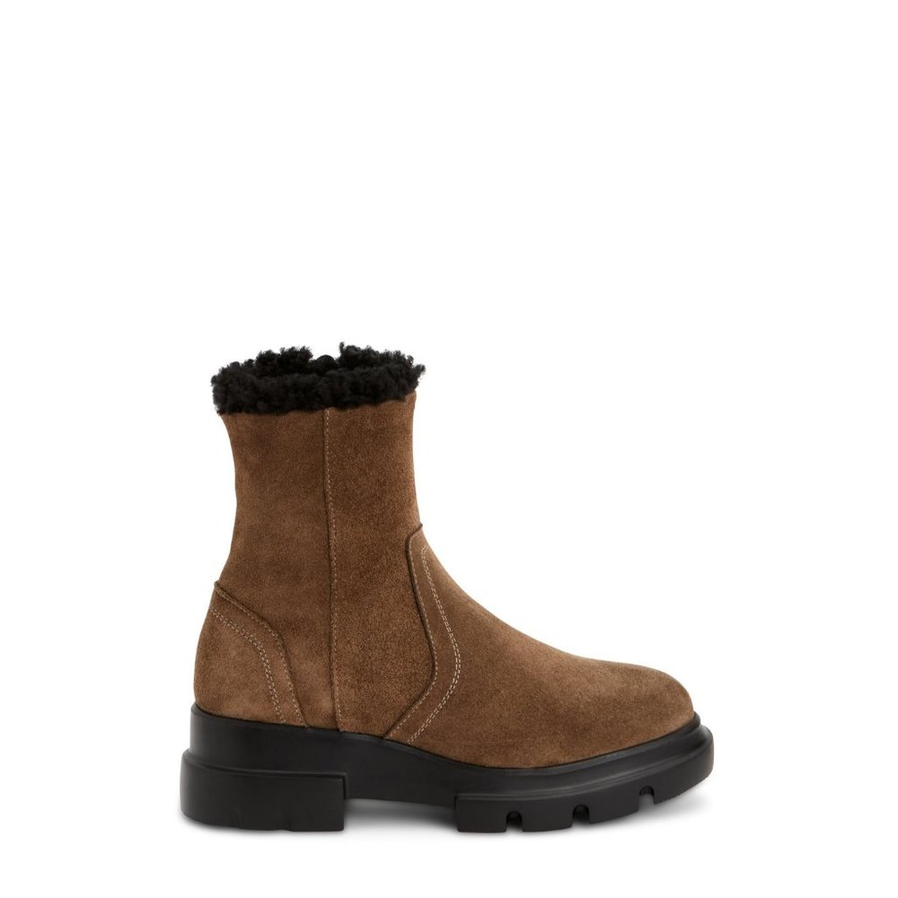 AQUATALIA  Kyla Water Resistant Genuine Shearling CHUNKY Bootie COMBAT 9 (P1)
